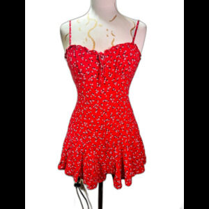 Aeropostale Romper Size S Women's Bright Romantic Aesthetic One Piece Floral Set